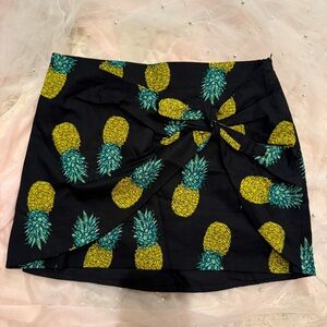 Pineapple Print Skirt